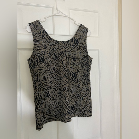 Vintage Chico’s Travelers Short Sleeve Blouse Size 1 - Picture 3 of 6